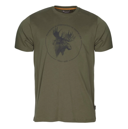Pinewood Moose T-shirt Olive 