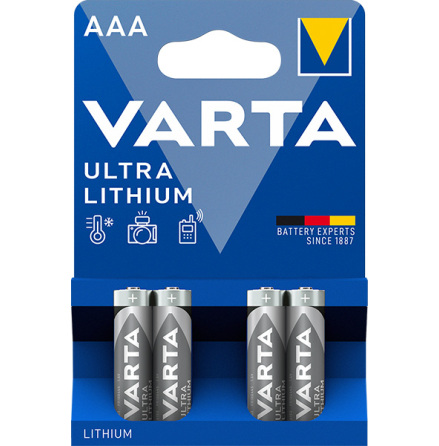Varta Ultra Lithium AAA 4-Pack