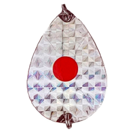 Wiggler KalaKinn 60mm Silver/Röd Prick