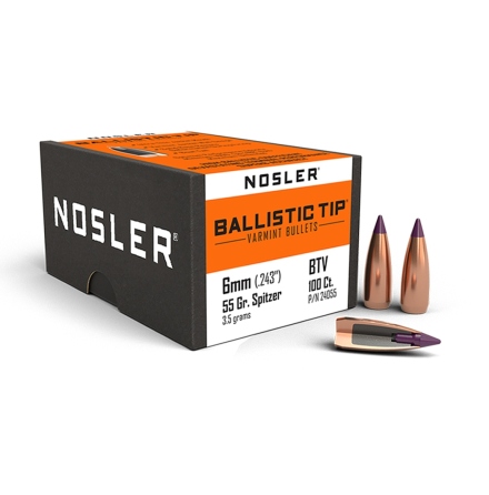 Nosler Kula 6mm 55gr BallisticTip