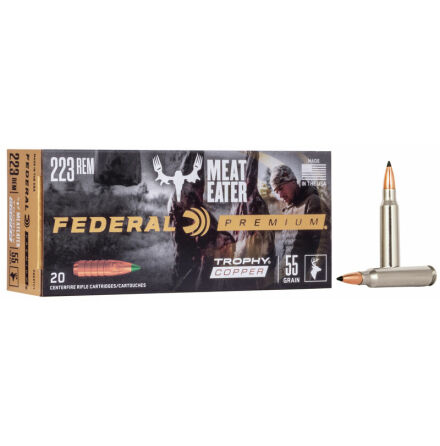 Federal .223Rem Trophy Copper 55gr