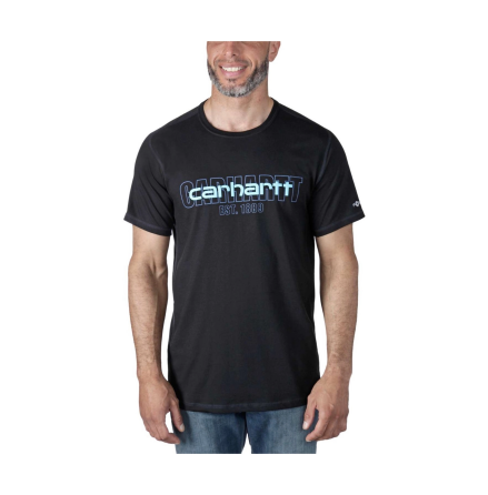 Carhartt Force S/S Logo Graphic T-Shirt - Black