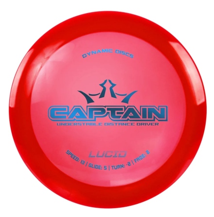 Dynamic Discs Lucid Captain Red