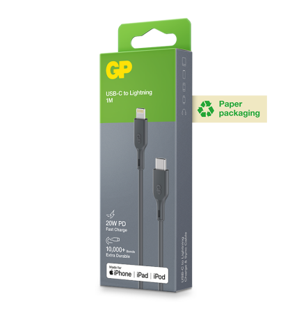 GP Essential Cable USB-C to Lightning 1M