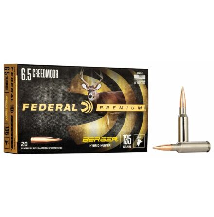 Federal 6,5 CRM 135gr Berger Hybrid Hunter