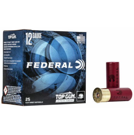 Federal Top Gun Lead Subsonic 12/70 32g 7.5