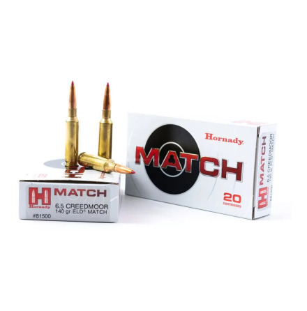 Hornady 6,5 Creedmoor 140gr ELD Match