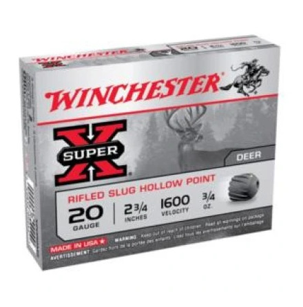 Winchester Super X Rifled Slug Hollow Point Cal. 20