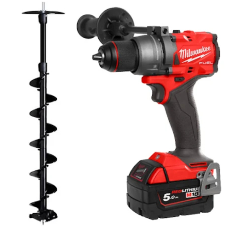 Milwaukee M18 FDD3 + Strikemaster 150