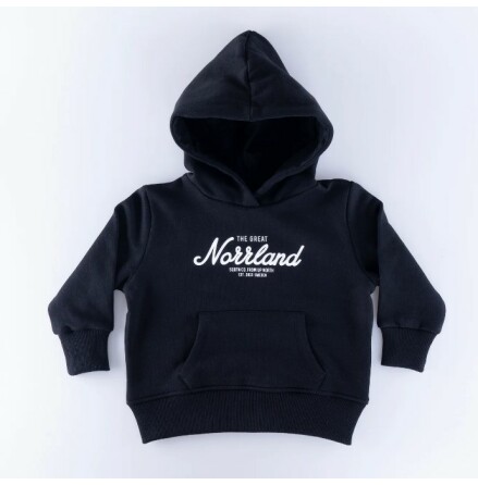 Great Norrland Kids Hood Black 