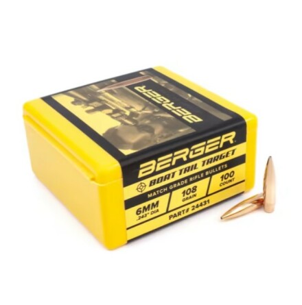 Berger kula 6mm 108gr BT Target 100st