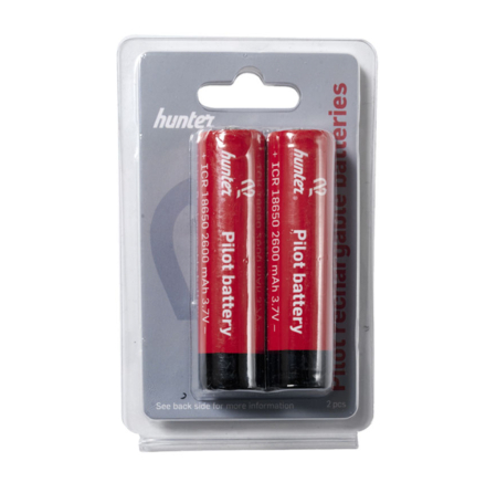 Hunter Batteri 18650 2-pack