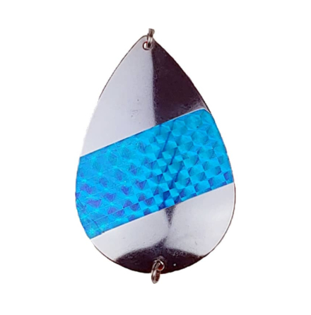 Wiggler KalaKinn 60mm Silver Blå