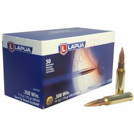 Lapua 308 Win Scenar 10,85g 