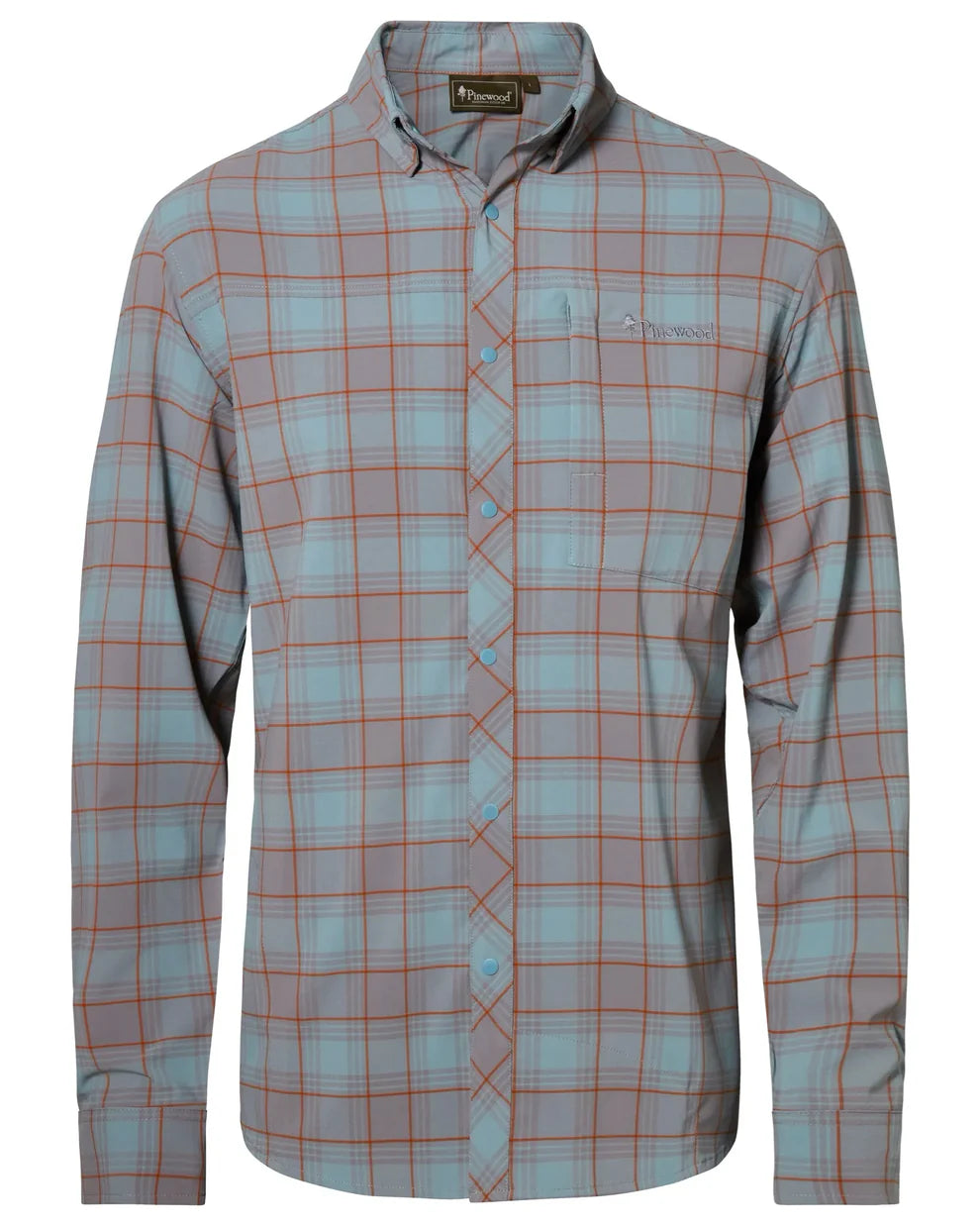 Pinewood Abisko Trekking InsectSafe Shirt Aqua Grey
