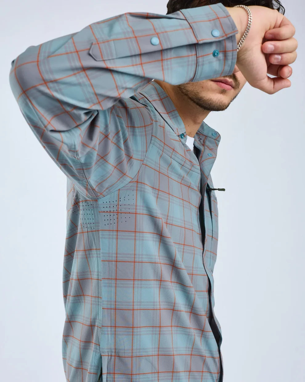 Pinewood Abisko Trekking InsectSafe Shirt Aqua Grey