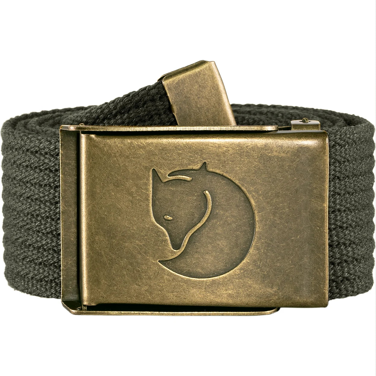 Fjällräven Canvas Brass Belt Mountain Grey