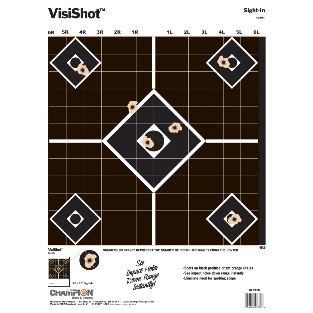 Champion Visi-Shot 5 delad