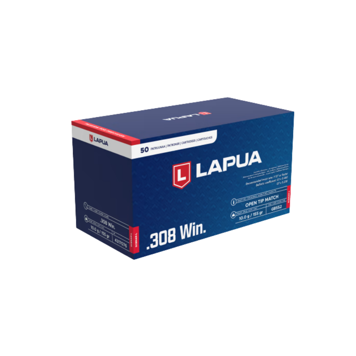 Lapua .308 Win 10g Scenar L