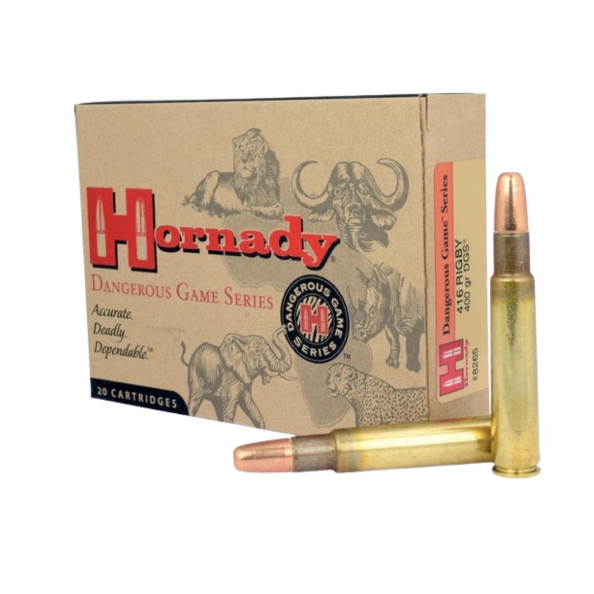 Hornady 416 Rigby 400 gr DGX bonded