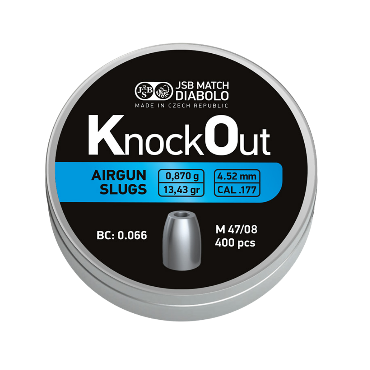JSB Knock Out Slugs 4,52mm 400st