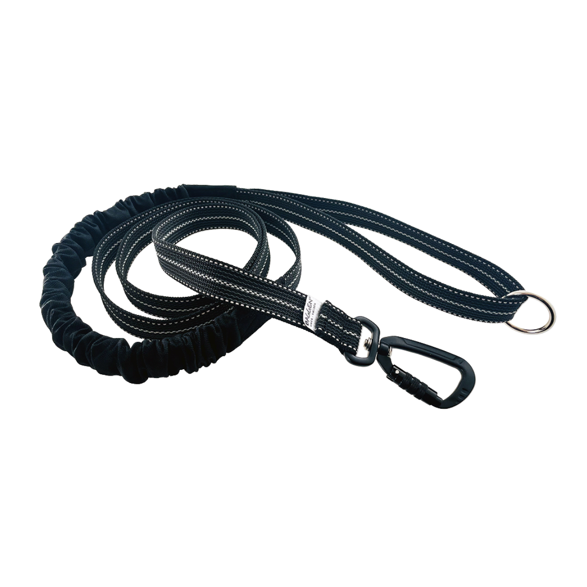 Baggen Expanderkoppel Reflex/Antiglid Grå 2,8m Twistlock