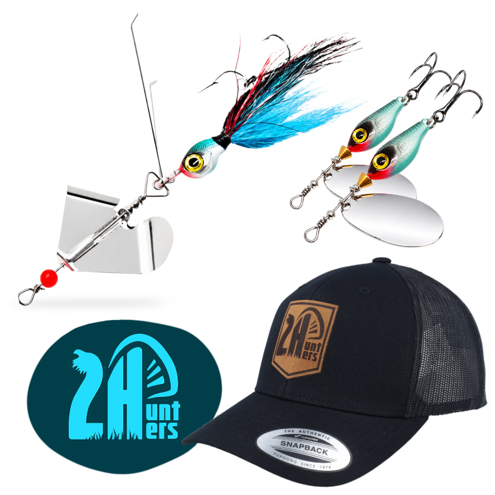 Two Hunters Paket Svart Keps