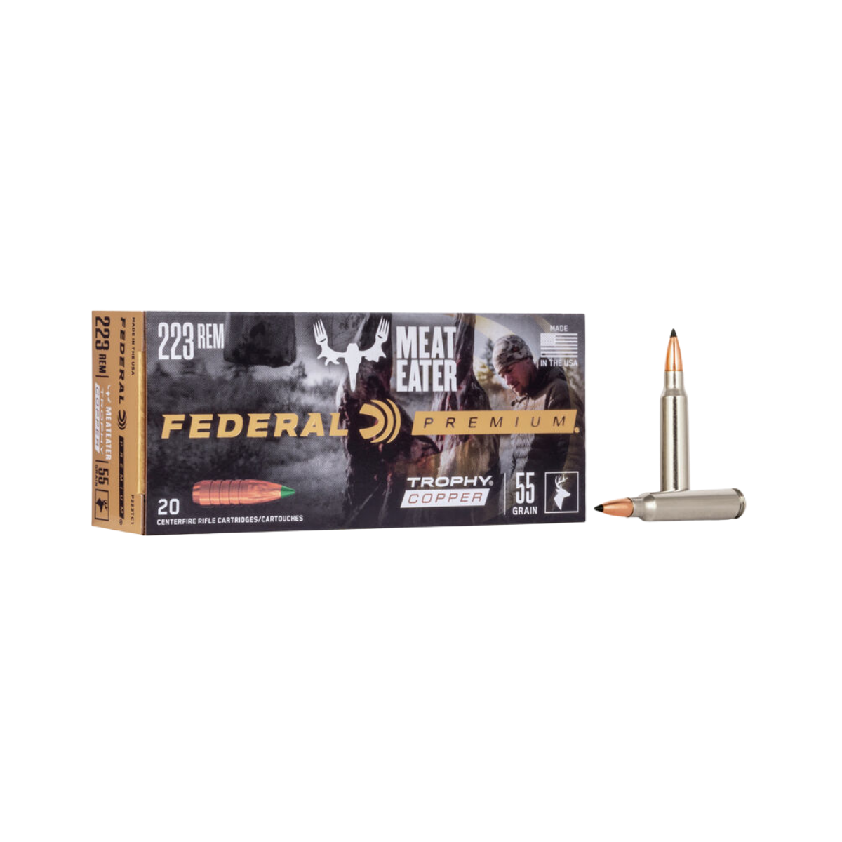Federal .223Rem Trophy Copper 55gr