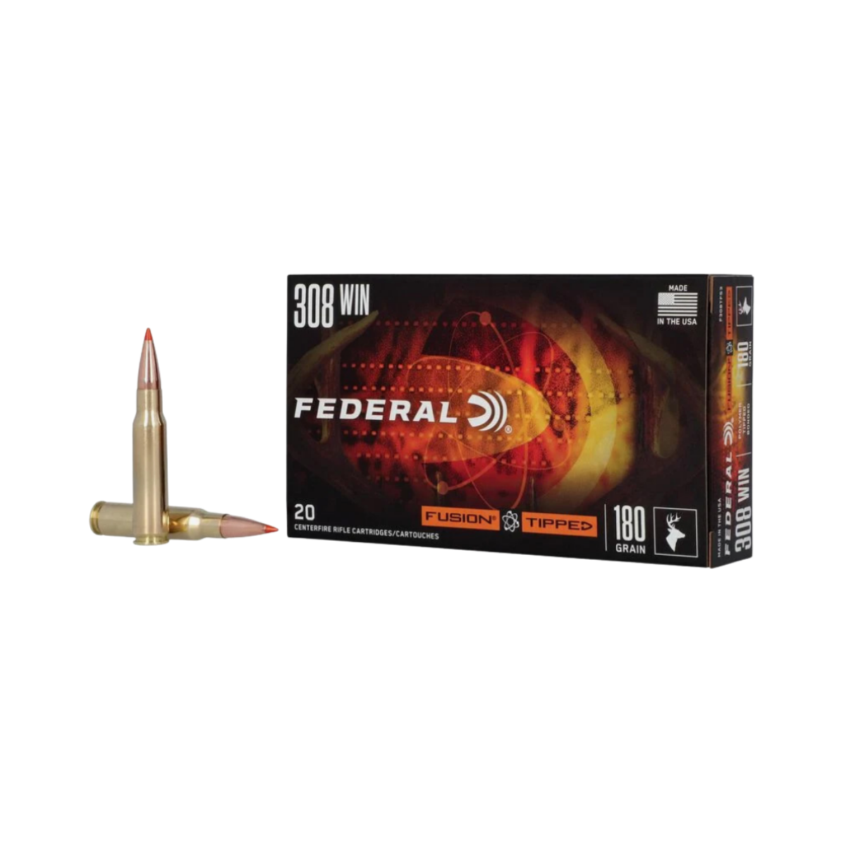 Federal .308 Win 180gr Fusion Tipped
