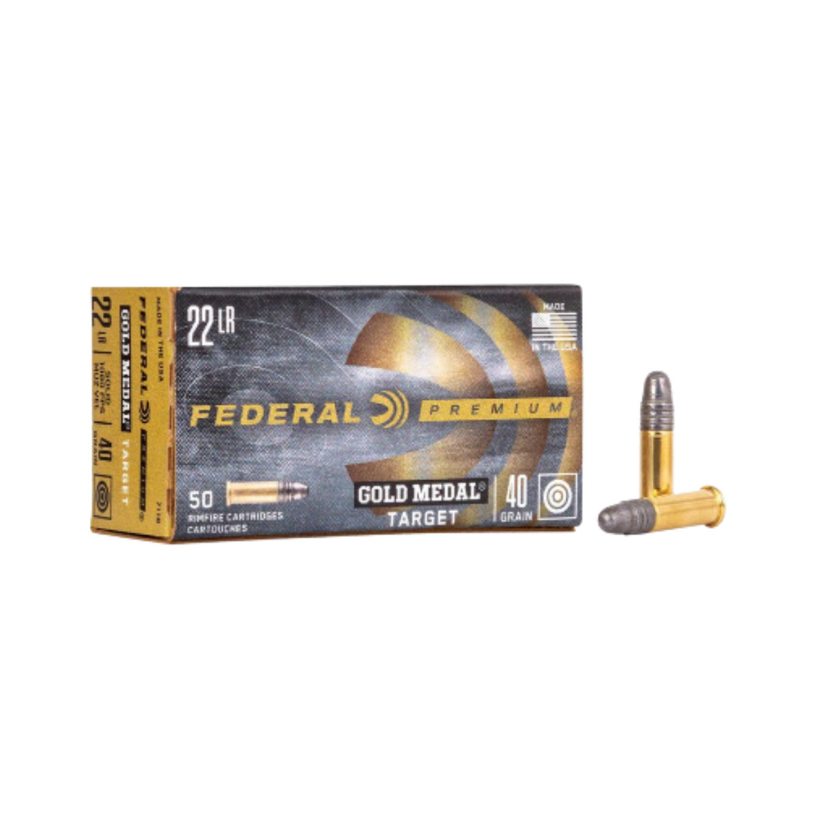 Federal .22 LR 40gr Gold Medal