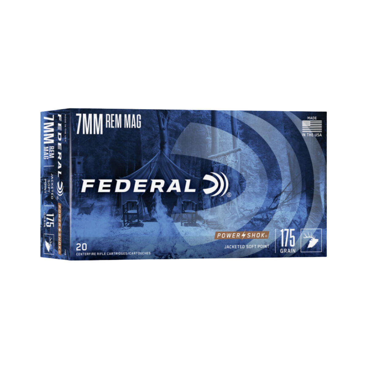 Federal 7mm Rem Mag 175gr PowerShok