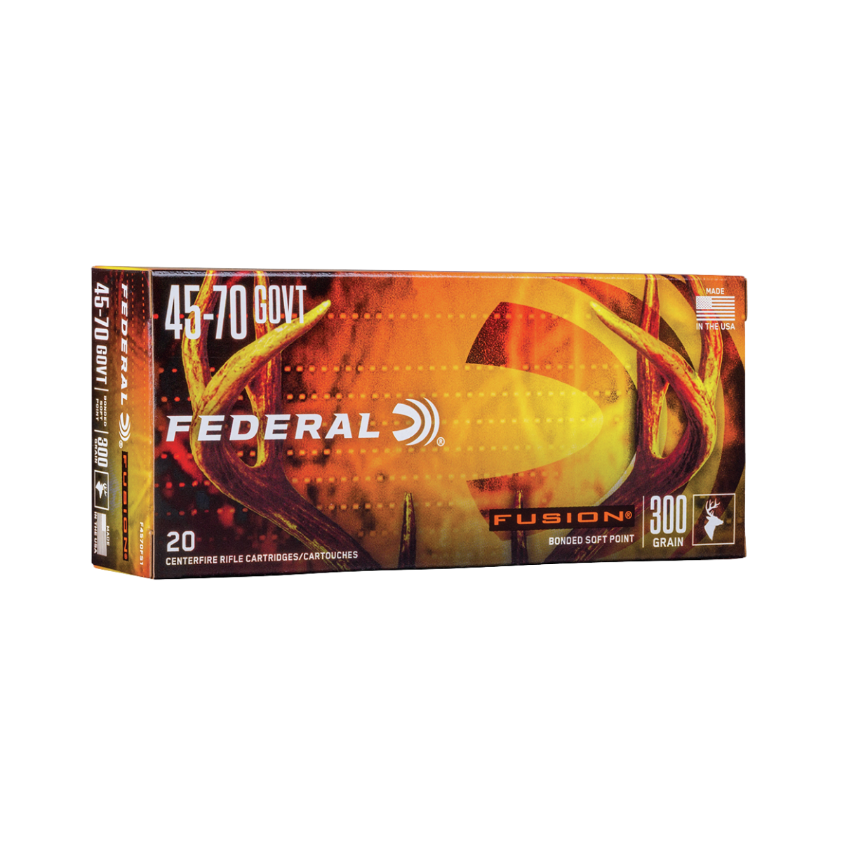 Federal .45-70 Govt 300gr Fusion