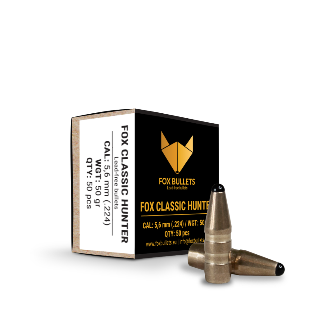 Fox Bullets Kulor .22 50gr Classic Hunter