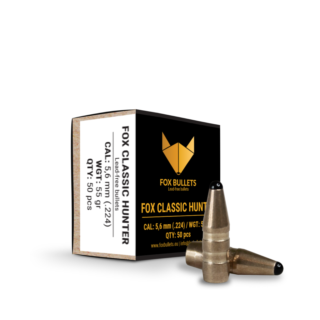Fox Bullets Kulor .22 55gr Classic Hunter