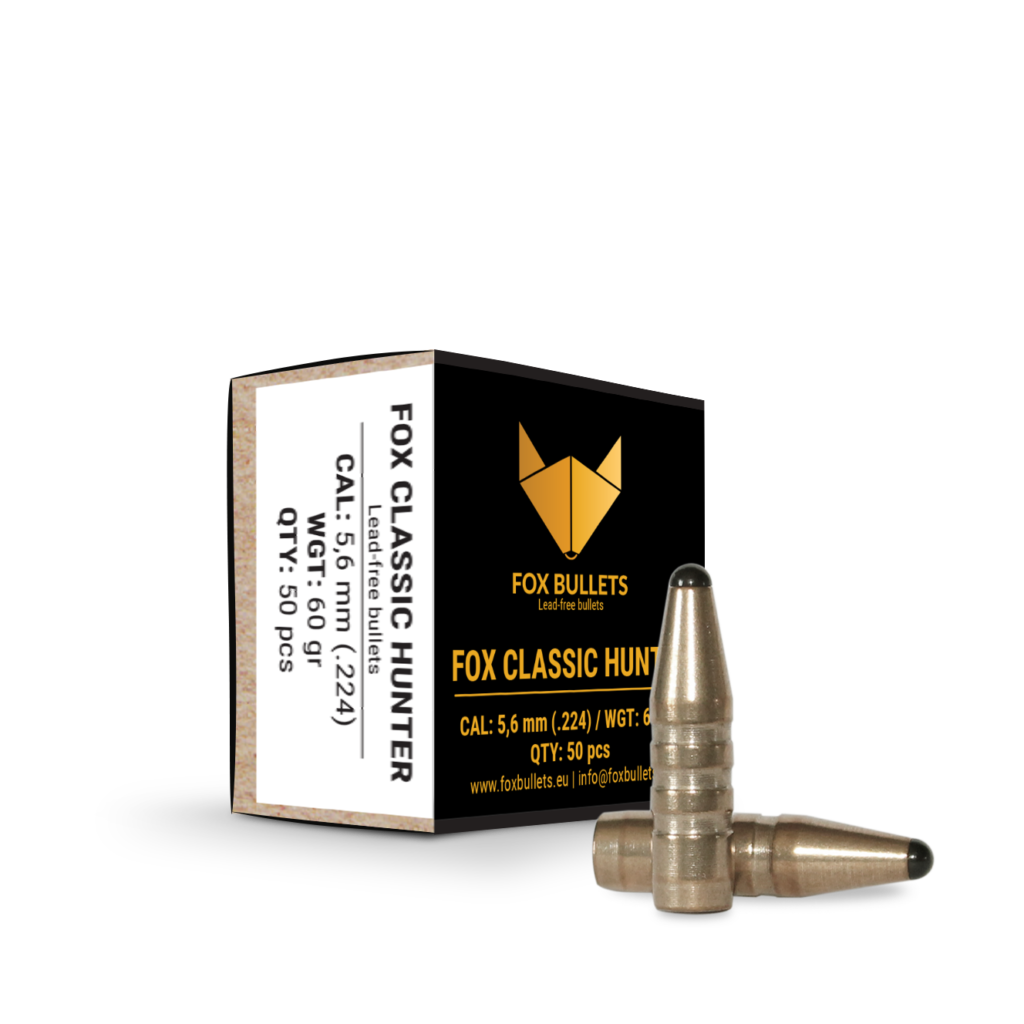 Fox Bullets Kulor .22 60gr Classic Hunter