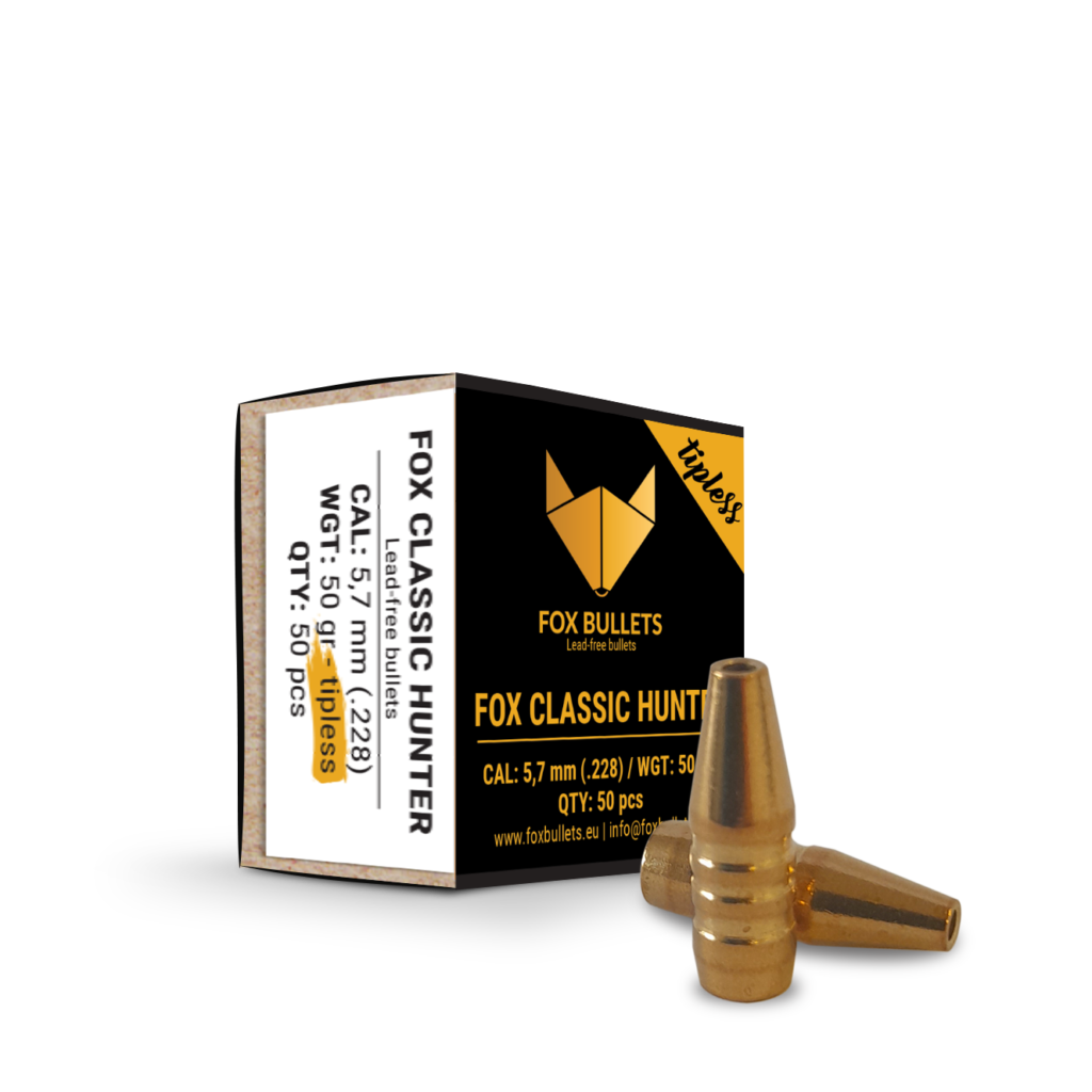 Fox Bullets Kulor 5,7mm 50gr Classic Hunter TIPL