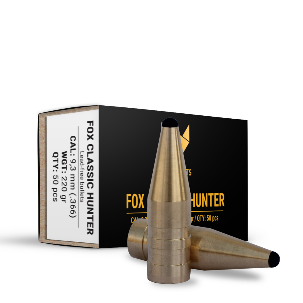 Fox Bullets Kulor 9,3mm 220gr Classic Hunter