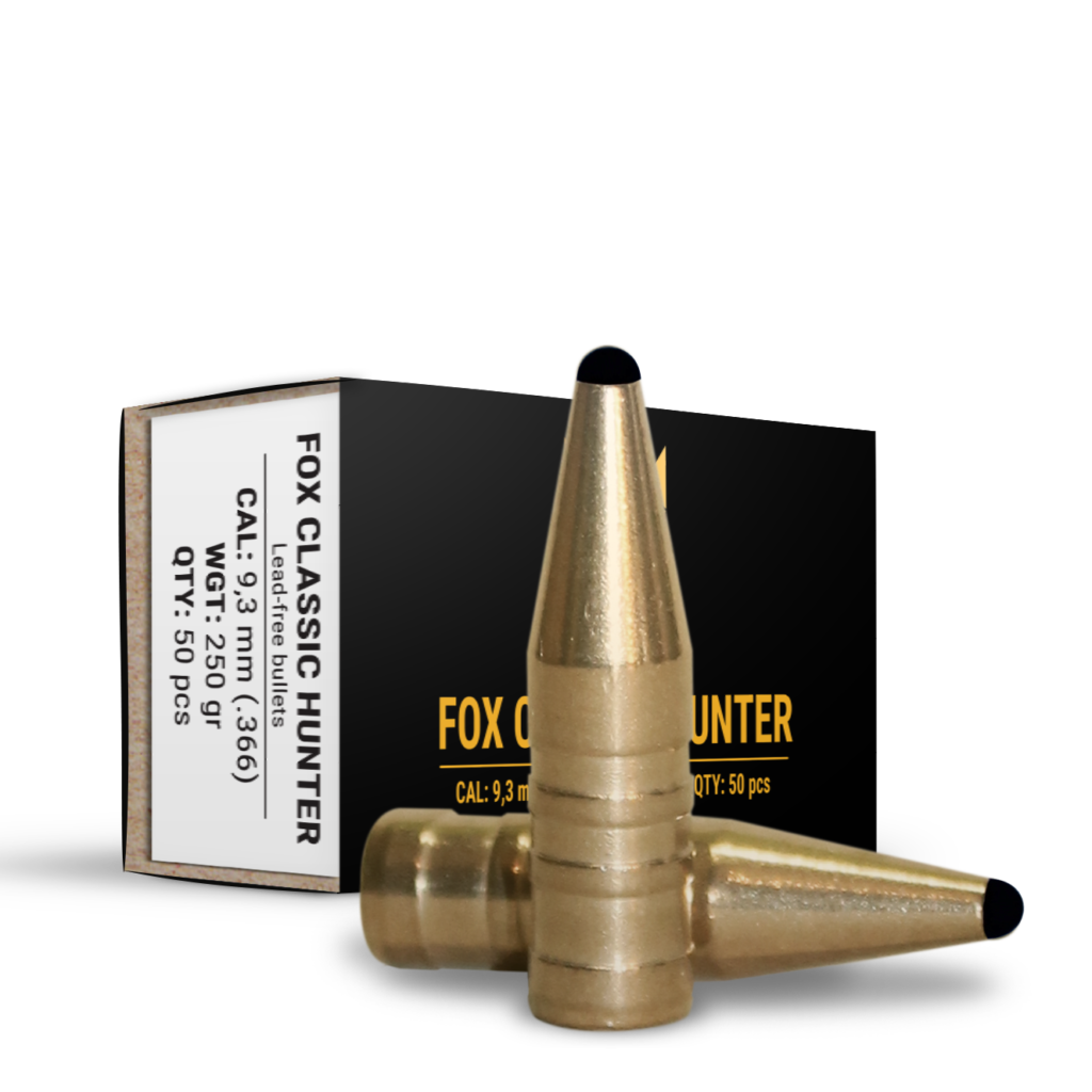 Fox Bullets Kulor 9,3mm 250gr Classic Hunter