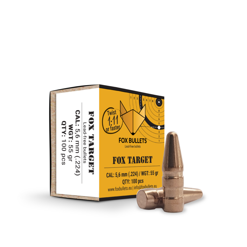Fox Bullets Kulor .22 55gr Target