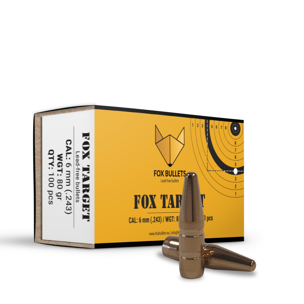 Fox Bullets Kulor 6mm 80gr Target