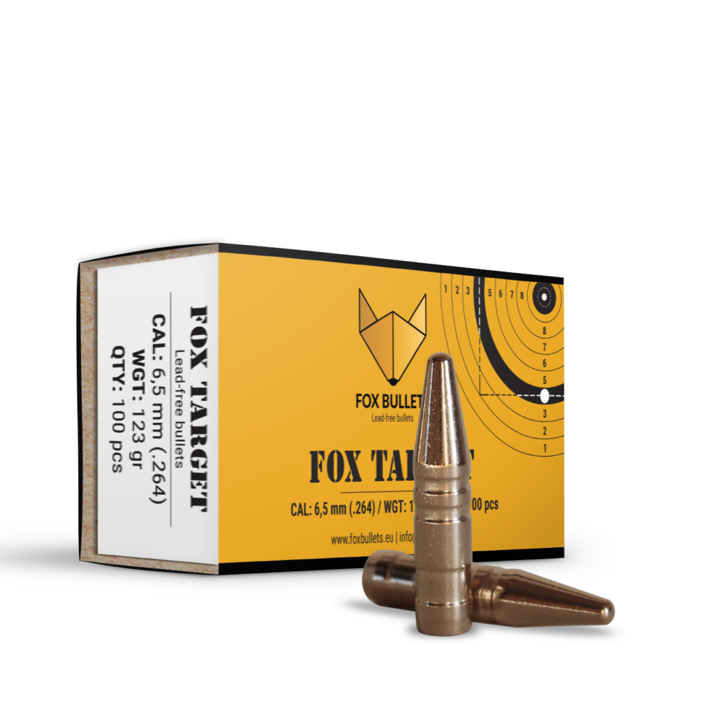 Fox Bullets Kulor 6,5mm 123gr Target
