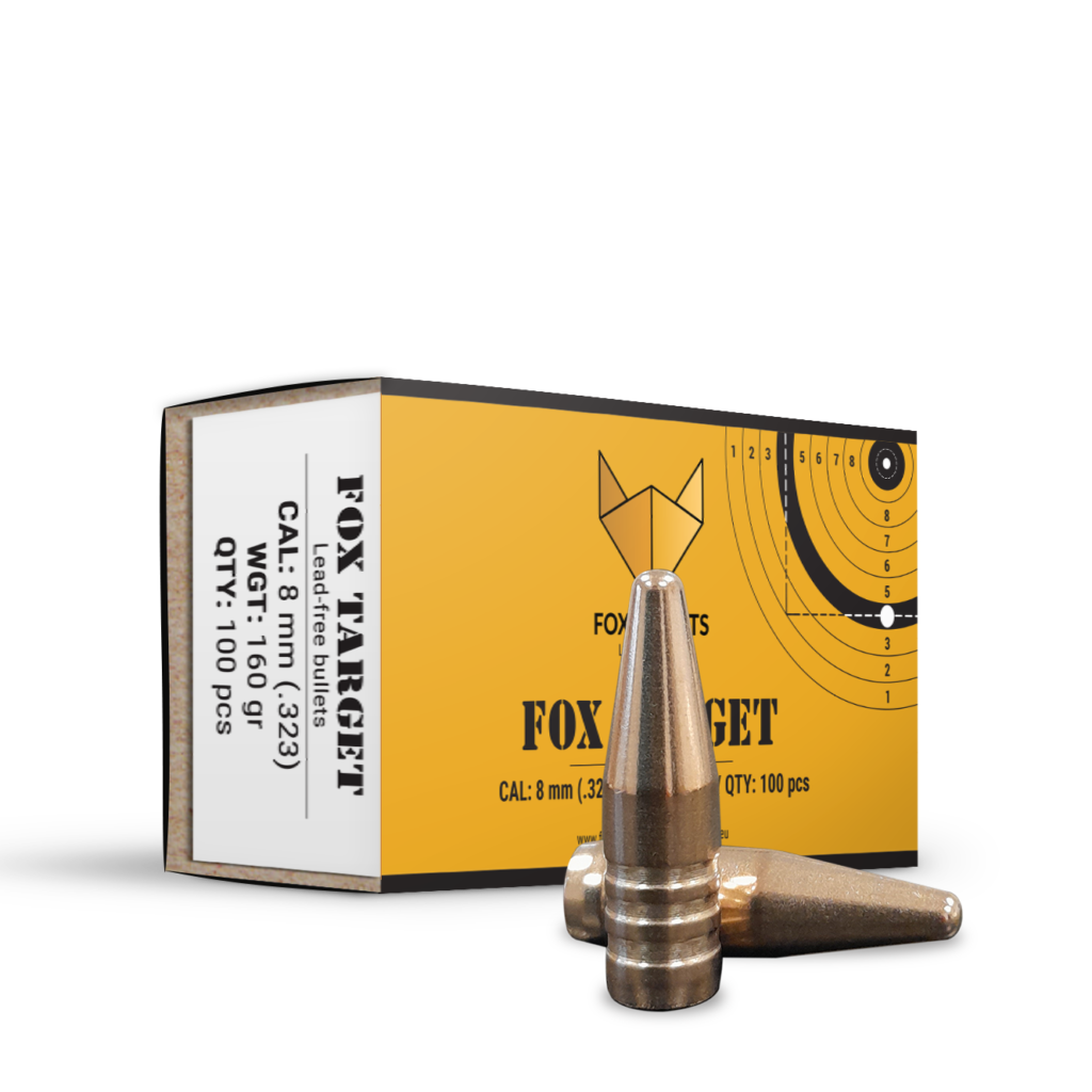 Fox Bullets Kulor 8mm 160gr Target