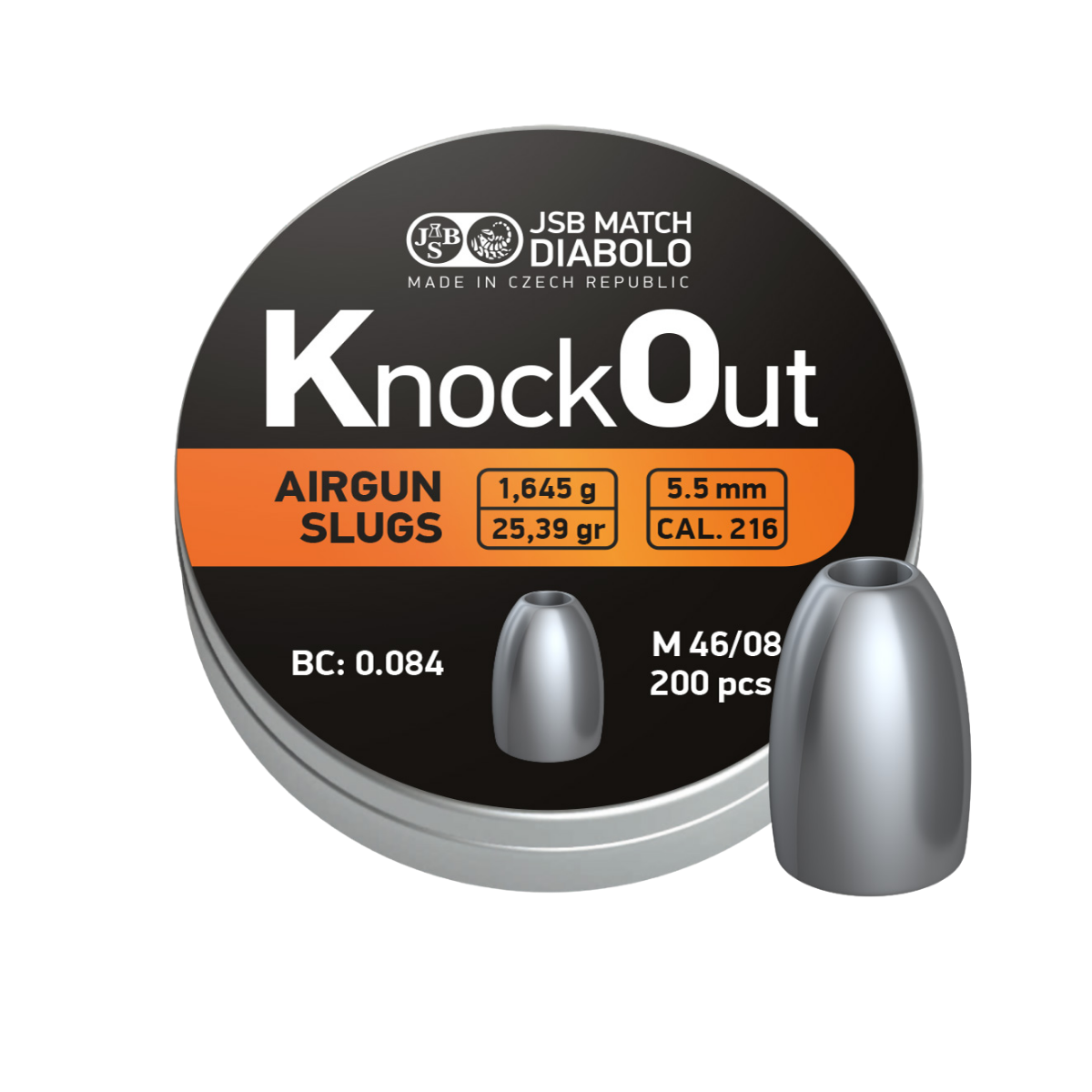 JSB Knock Out Slugs 5,5mm  200st