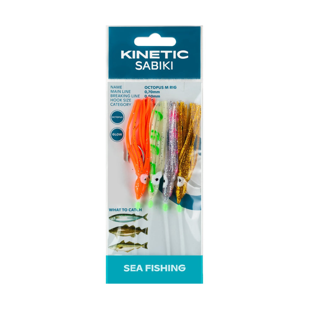 Kinetic Sabiki Octopus M #3/0 115CM 0.70MM GOLD/PINK