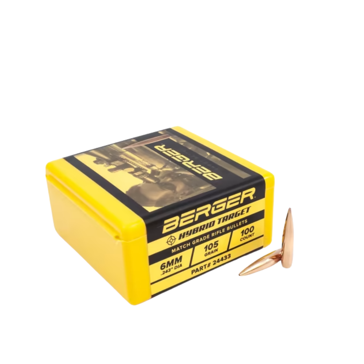 Berger kula 6mm 105gr Hybrid Target