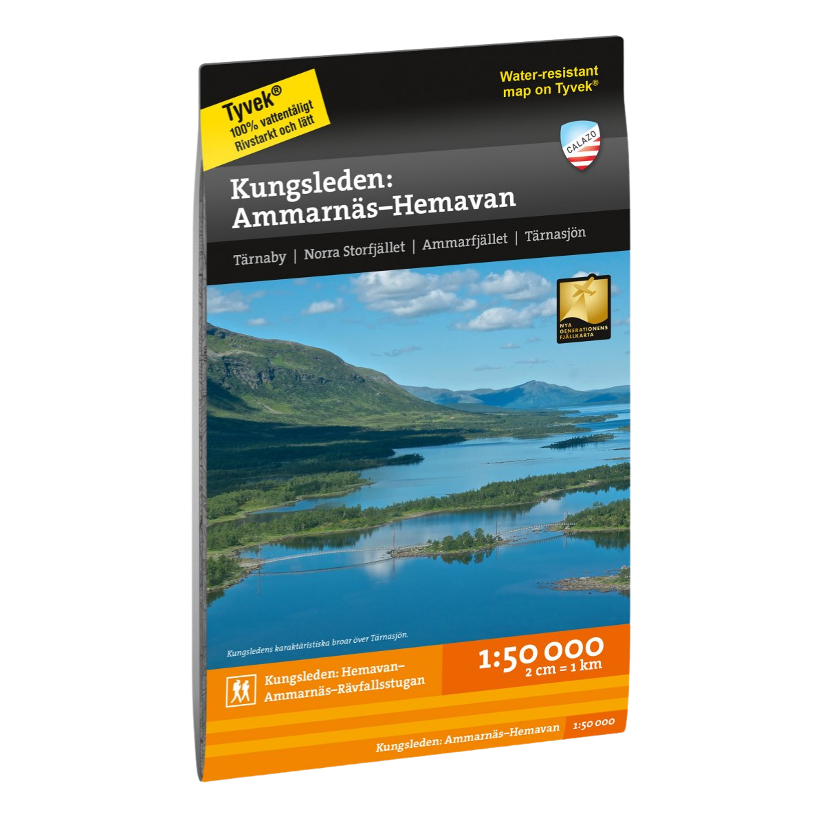 Calazo Karta Kungsleden Ammarnäs-Hemavan