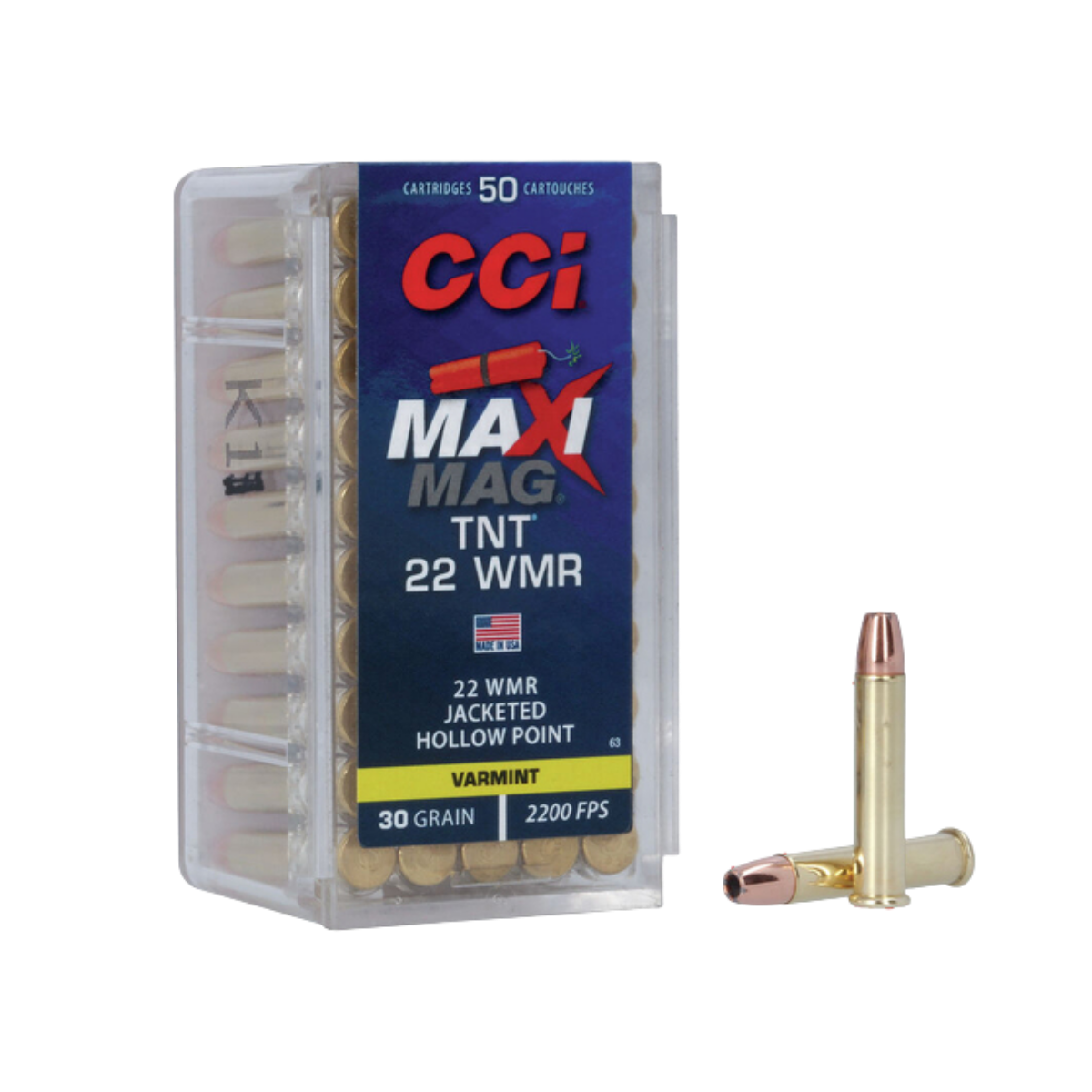 CCI .22WM 30gr TNT JHP