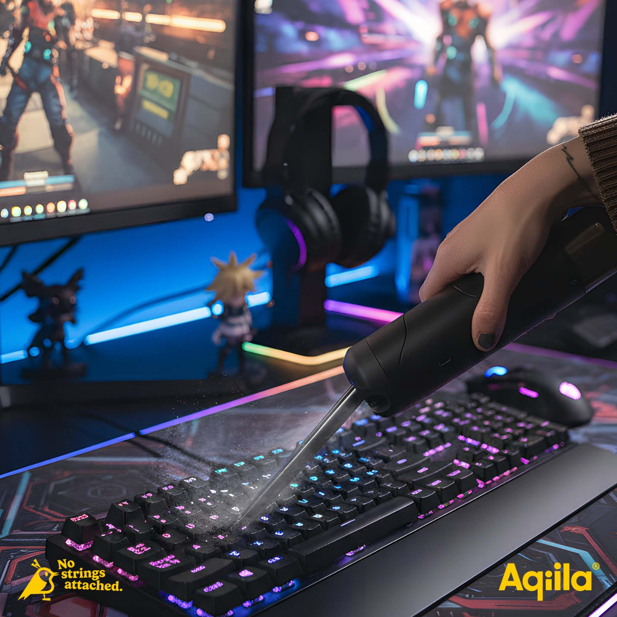 Aqiila Airbird Duo VB1 Black Dammsugare