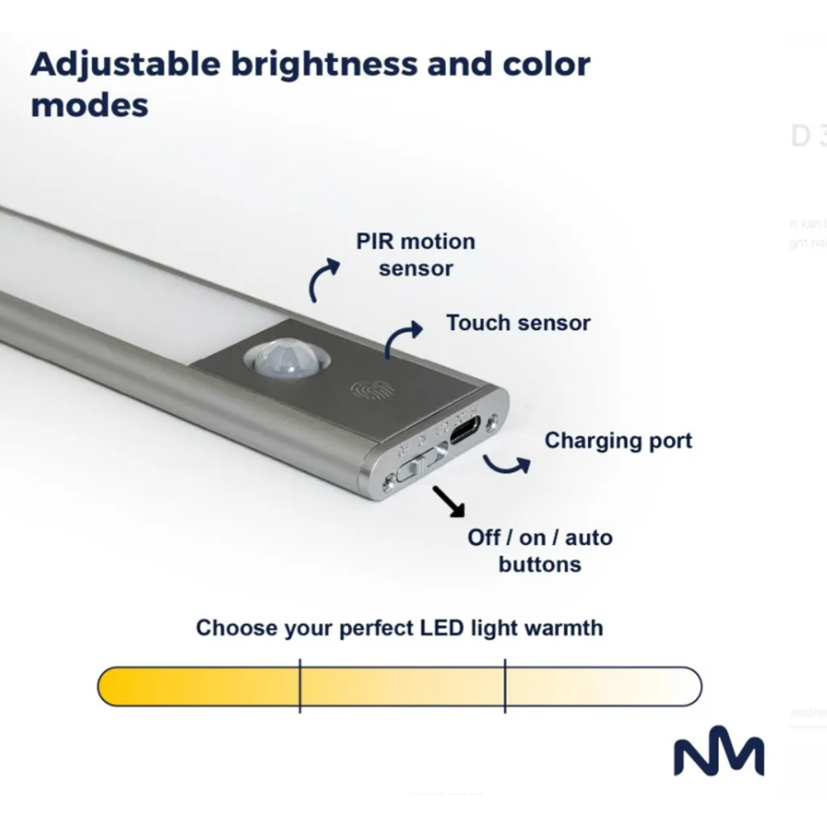 Sunmatic Sensorlampa LED 40cm 1-pack