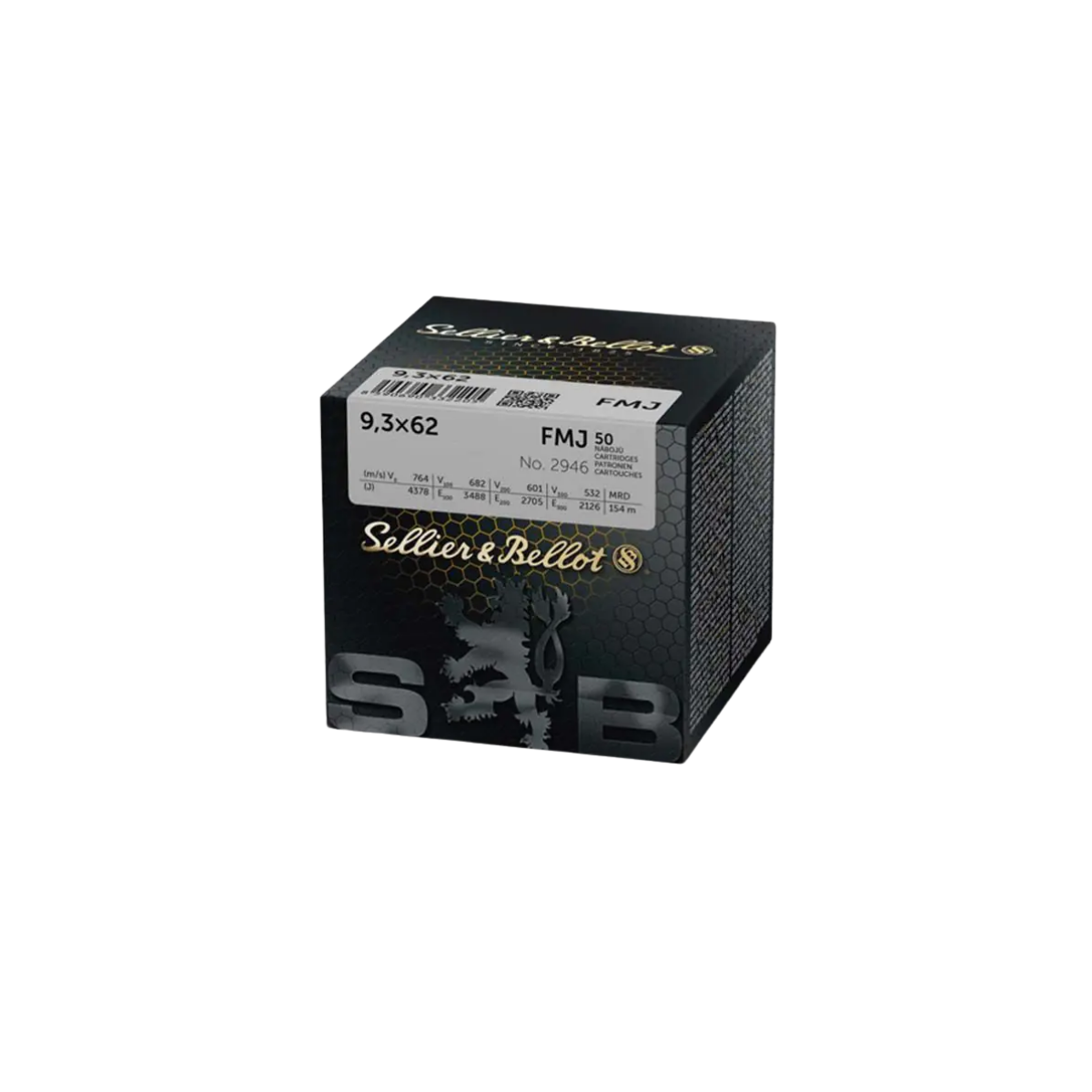 Sellier & Bellot 9,3x62 FMJ 232gr 50-Ask